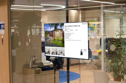 Real Estate Window Display